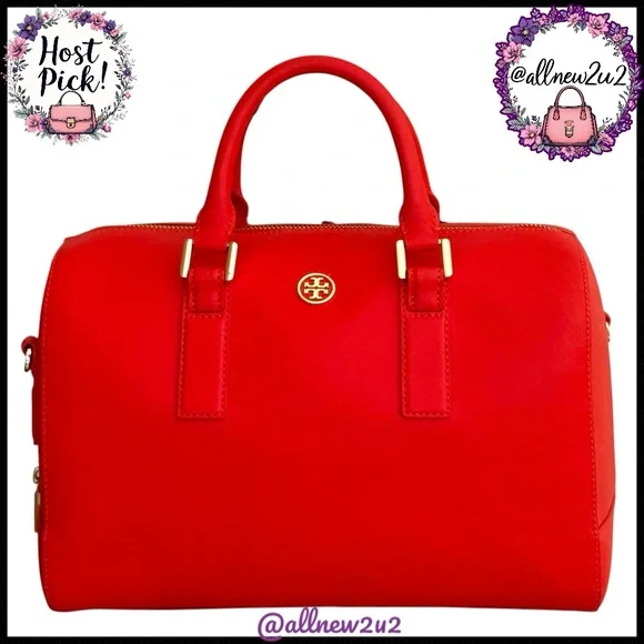 Tory Burch Robinson Satchel NWOT Multi-Host Pick - Picture 3 of 16